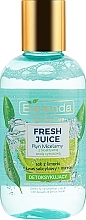 Fragrances, Perfumes, Cosmetics Detoxifying Micellar Water 'Lime' - Bielenda Fresh Juice Detoxifying Face Micellar Water Lime