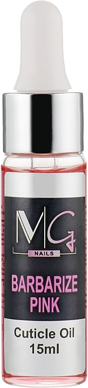 Cuticle Oil with Pipette - MG Nails Barbarize Pink Cuticle Oil — photo N1
