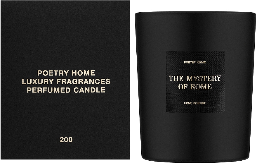 Poetry Home The Mystery Of Rome Primary Collection - Perfumed Candle — photo N2