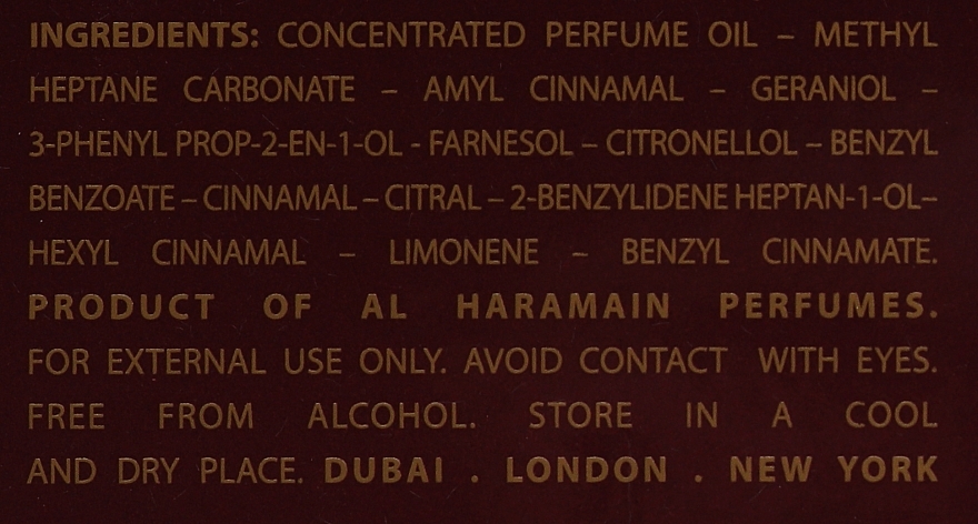 Al Haramain Matar Al Hub - Oil Parfum — photo N4