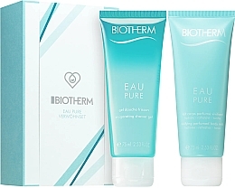 Fragrances, Perfumes, Cosmetics Biotherm Eau Pure - Set (sh/gel/75ml + b/milk/75ml)