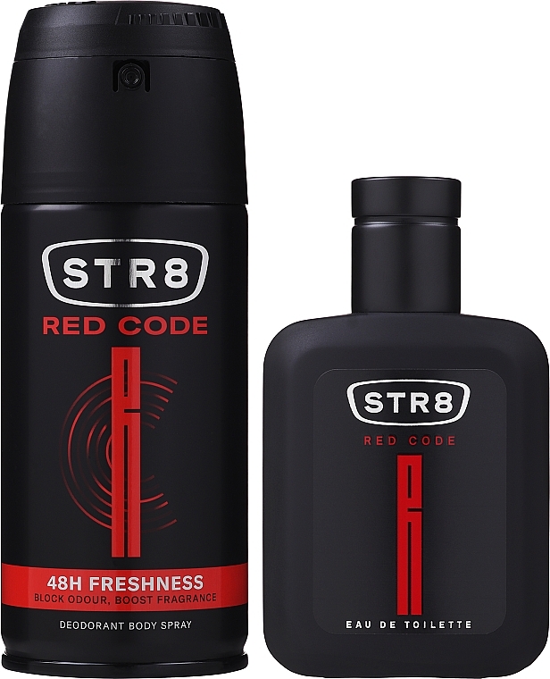 STR8 Red Code - Set (edt/50ml + deo/150ml) — photo N7