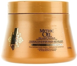 Nourishing Mask for Normal & Thin Hair - L'Oreal Professionnel Mythic Oil Mask — photo N3