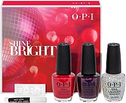 Fragrances, Perfumes, Cosmetics Set - OPI. Shine Bright Trio (nail/3x15ml + acc.)