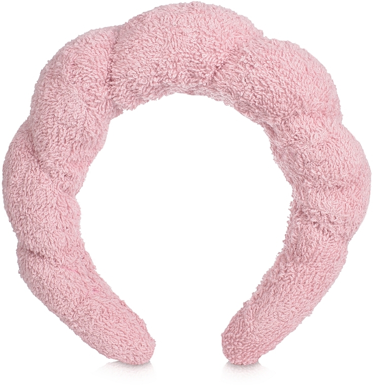 Head Band 'Easy Spa', pink - MAKEUP Spa Headband Face Washing Pink	 — photo N3