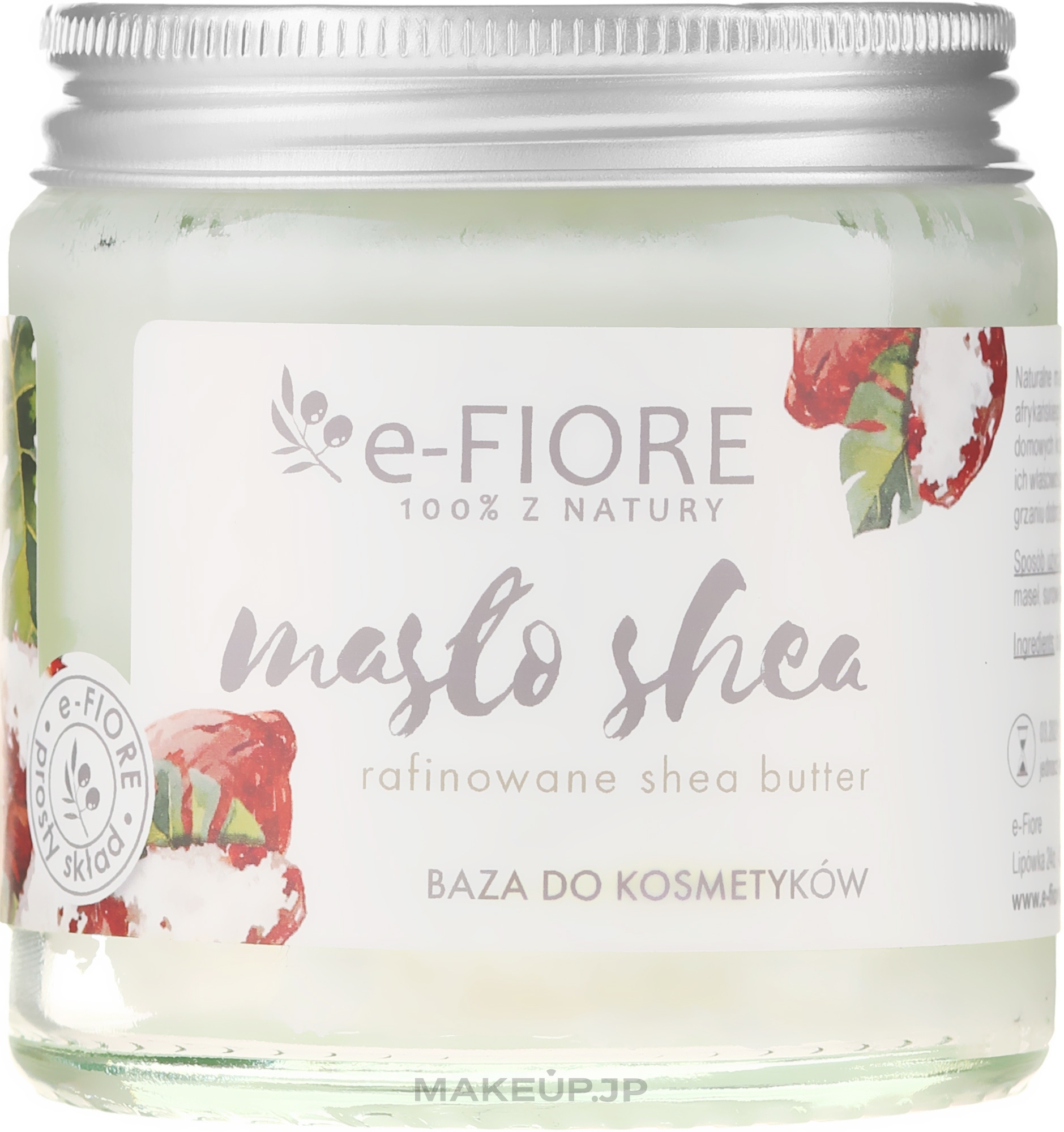 Natural Refined Shea Butter - E-Fiori — photo 120 ml