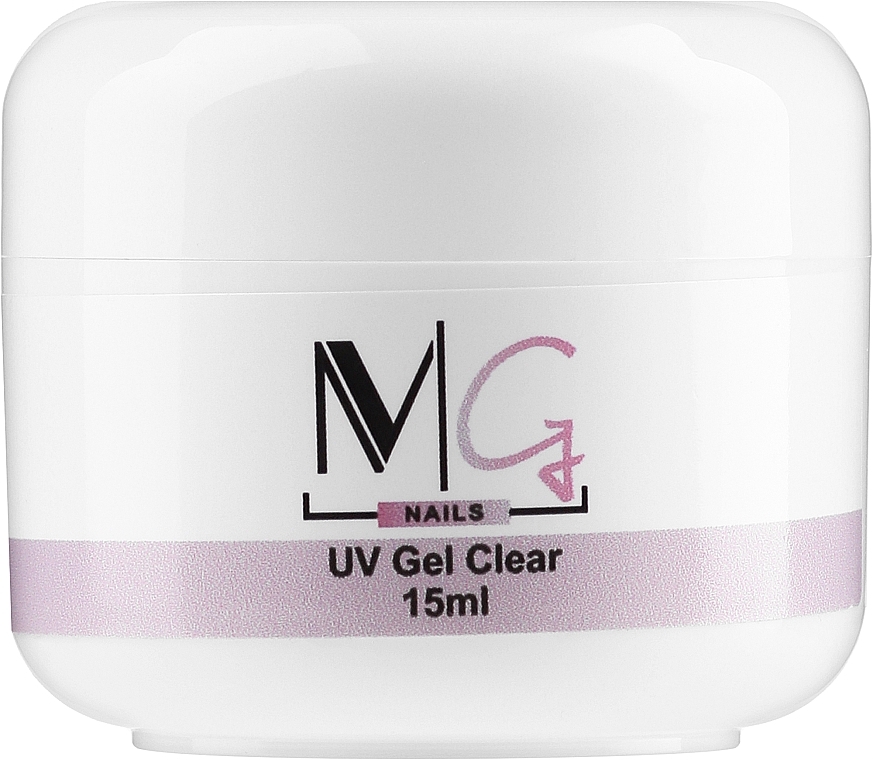 Nail Extension Gel - MG Nails UV Gel Clear — photo N1