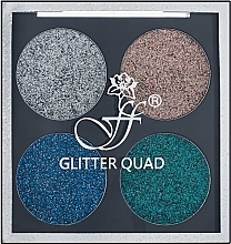 Eyeshadows - FFleur Glitter Quad Eyebrow — photo N2