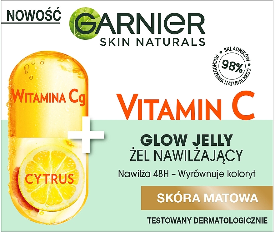 Vitamin C Face Gel - Garnier Naturals Vitamin C Moisturizing Gel — photo N2