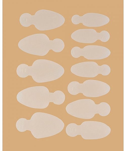 Long Oval Stencils for French Manicure - Kodi Professional — photo N1