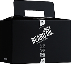 Fragrances, Perfumes, Cosmetics Set - Angry Beards 5pack Beard Oil (beard/oil/5x10ml)