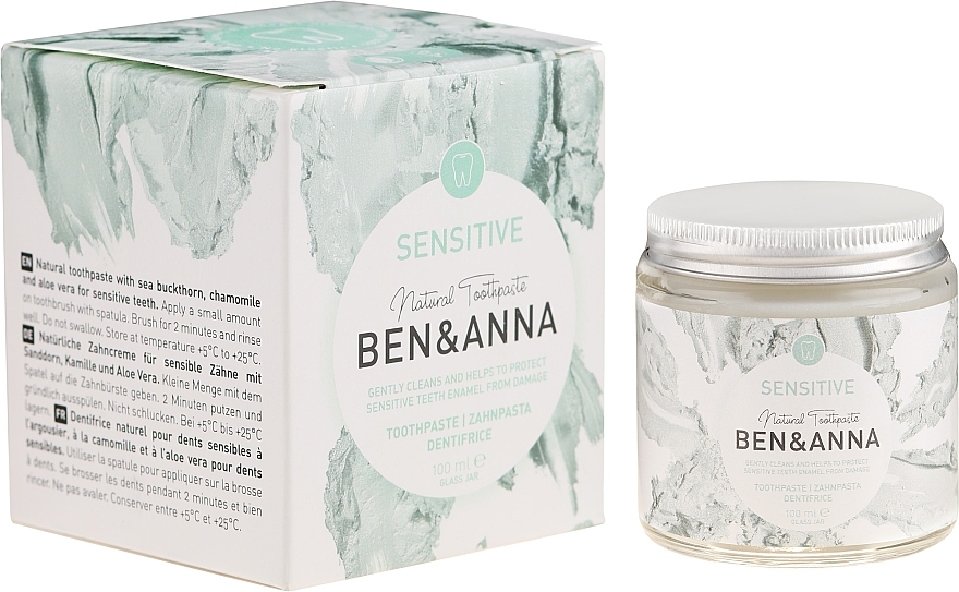Natural Toothpaste - Ben & Anna Natural Sensitive Toothpaste — photo N1