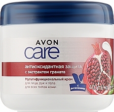 Fragrances, Perfumes, Cosmetics Multifunctional Face, Hand & Body Cream with Pomegranate - Avon Care Antioxodant Moisture Multi-Purpose Cream