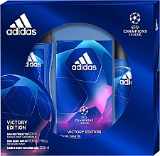 Fragrances, Perfumes, Cosmetics Adidas UEFA Champions League Victory Edition - Set (edt/100ml + sh/gel/250ml + deo/150ml)