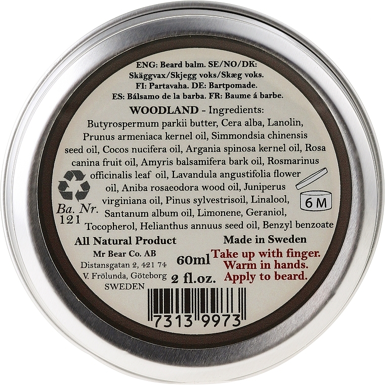 Woodland Beard Balm - Mr. Bear Family Beard Balm Woodland — photo N3