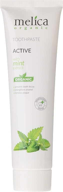 Mint Extract Toothpaste - Melica Organic  — photo N2
