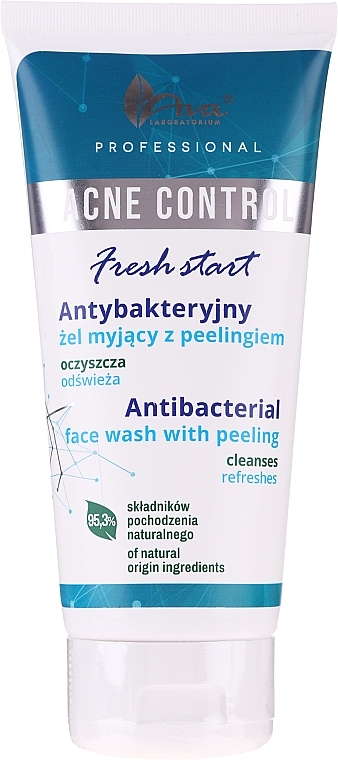 Antibacterial Cleansing Face Gel - Ava Laboratorium Acne Control Professional Fresh Start Antibacterial Face Wash  — photo N1