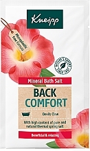 Fragrances, Perfumes, Cosmetics Back Comfort Bath Salt - Kneipp Mineral Bath Salt Back Comfort Devils Claw