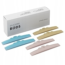 Silicone Rods for Lash Lamination, 3 pairs - Nanolash Silicone Rods — photo N1