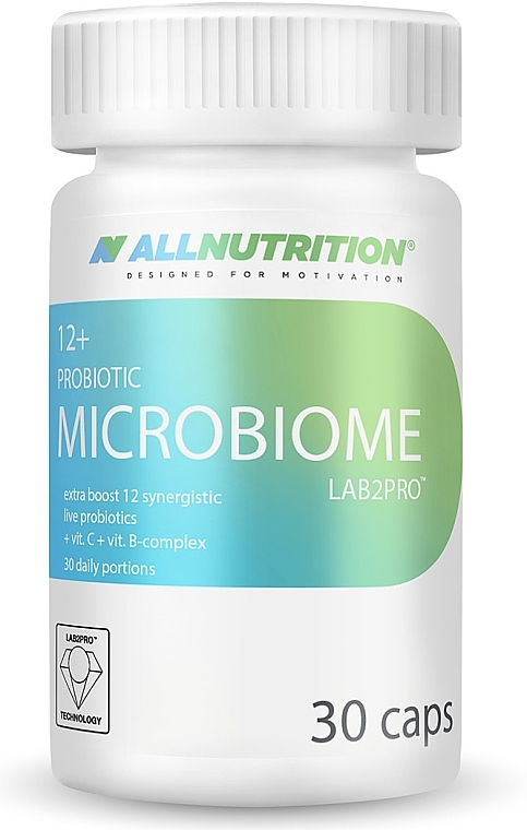 Microbiome Probiotic, 30 Caps - Allnutrition Probiotic LAB2PRO — photo N1