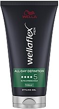 Fragrances, Perfumes, Cosmetics Ultra Strong Hold Hair Gel - Wella Wellaflex Men All-Day Definition Ultra Strong Hold Styling Gel