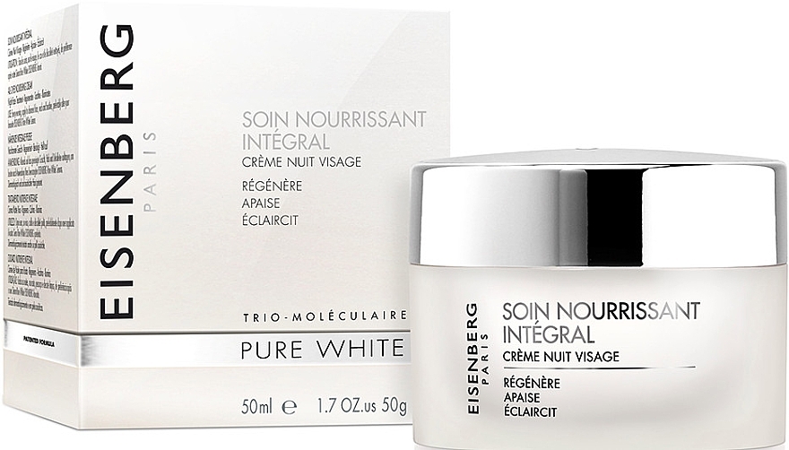 Integral Nourishing Night Face Cream - Jose Eisenberg Pure White All Over Nourishing Cream — photo N1