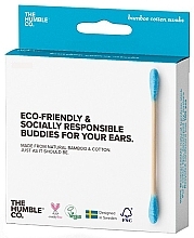 Fragrances, Perfumes, Cosmetics Bamboo Cotton Swabs - The Humble Co. Cotton Swabs Blue