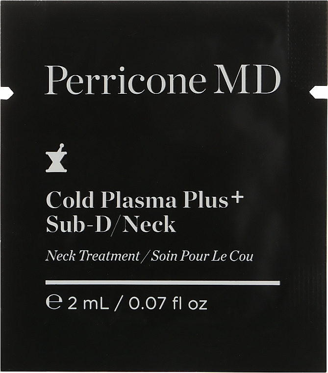 Anti-Aging Serum Cream for Face, Neck, Chin & Décolleté - Perricone MD Cold Plasma Plus+ Sub-D/Neck (sample) — photo N1