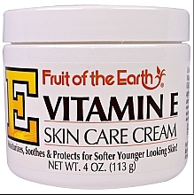 Fragrances, Perfumes, Cosmetics Vitamin E Body Cream - Fruit Of The Earth Vitamin E Skin Care Cream