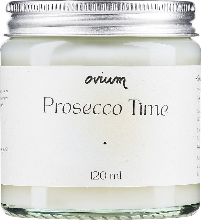 Soy Candle 'Prosecco Time' - Ovium — photo N1