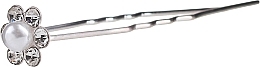 Fragrances, Perfumes, Cosmetics Hair Pins FA-5713, 12 pcs, silver with pearls - Donegal