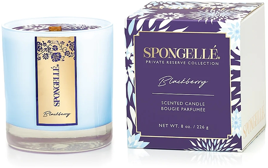 Blackberry Scented Candle - Spongelle Private Reserve Scented Candle — photo N2