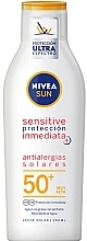 Sunscreen Body Milk - Nivea Sun Anti-allergic Sun Protector Sensitiv Milk — photo N1