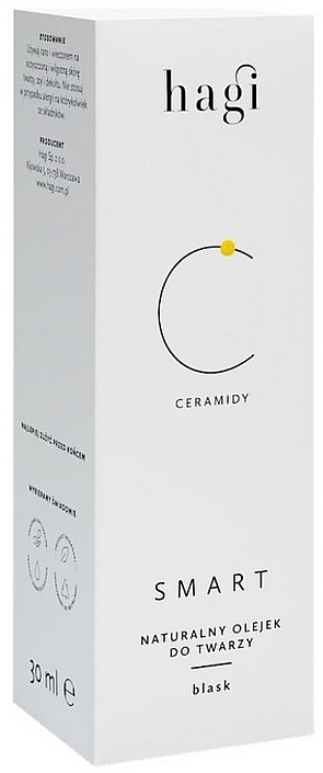 Natural Face Oil with Ceramides - Hagi Cosmetics SMART C Face Massage Oil With Ceramides — photo N2