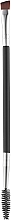 Brow & Lash Brush, black-silver - Cosmo Shop — photo N1