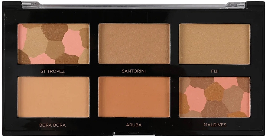 Profusion Cosmetics Bronze & Glow 6 Shade Bronzer Palette - Face Makeup Palette — photo N2