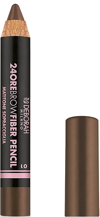 Waterproof Brow Pencil - Deborah 24ORE Brow Fiber Pencil — photo N1