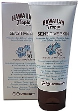 Fragrances, Perfumes, Cosmetics Sun Lotion for Sensitive Skin - Hawaiian Tropic Sensitive Skin Protective Sun Lotion Spf50