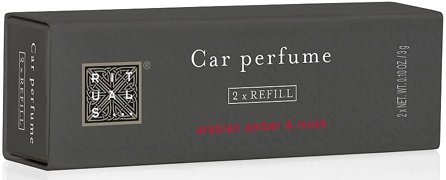 Car Perfume Refill - Rituals Men's Car Perfume Refill Amber & Musk — photo N2