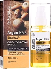 Fragrances, Perfumes, Cosmetics Argan Oil & Keratin Hair Oil "Repair & Protection" - Dr. Sante Argan Hair