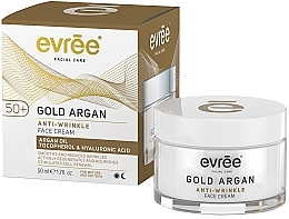 Fragrances, Perfumes, Cosmetics Face Cream - Evree Facial Care Gold Argan 50+