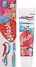 Strawberry Toothpaste for Children 3-8 yo - Aquafresh Splash Toothpaste Strawberry — photo N2