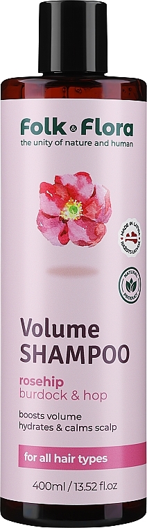 Volumizing Shampoo - Folk&Flora Volume Shampoo — photo N1