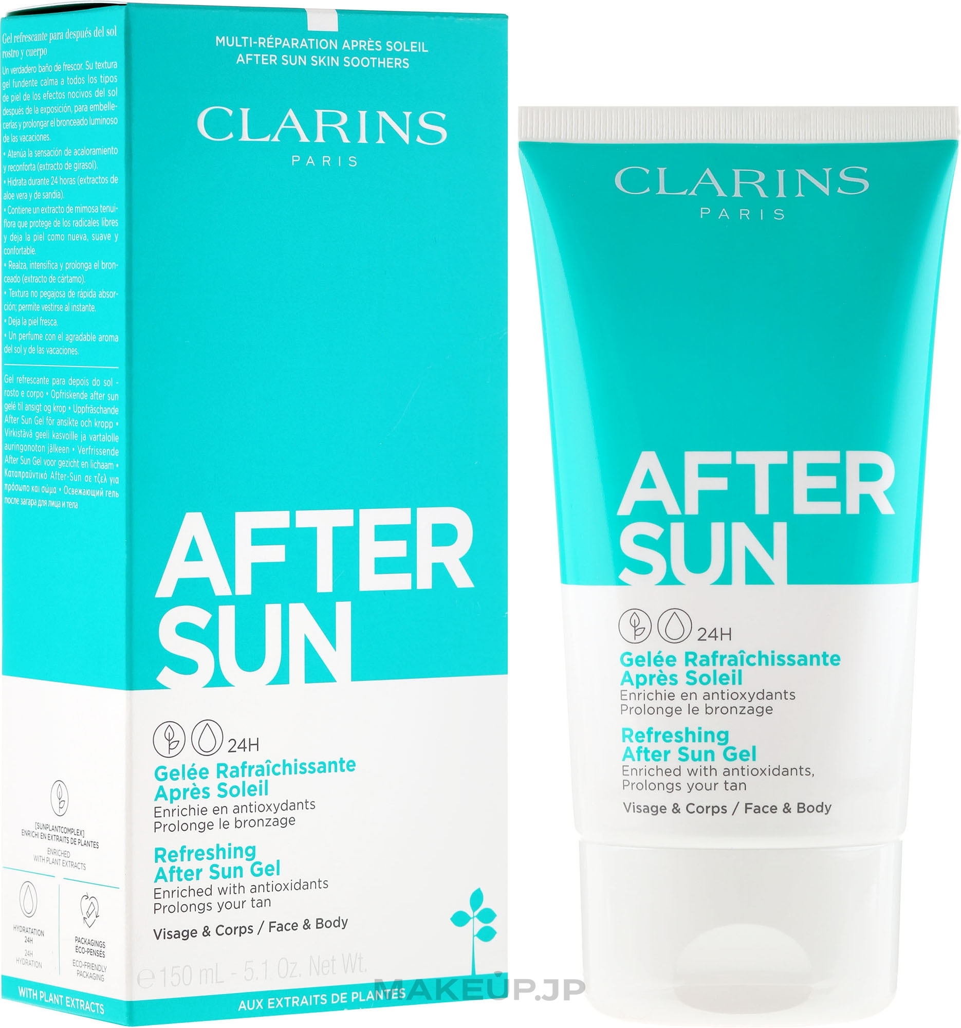 Face & Body Refreshing After Sun Gel - Clarins Refreshing After Sun Gel 24H — photo 150 ml