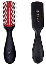 D143 Hair Brush, black and red - Denman Small Styling Brush — photo N1