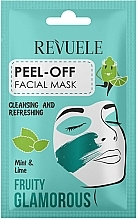 Mint & Lime Peel-Off Mask - Revuele Fruity Glamorous Peel-off Facial Mask Mint&Lime — photo N1