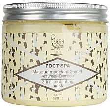 Fragrances, Perfumes, Cosmetics Nourishing Citrus & Bamboo Foot Mask - Peggy Sage Foot Spa Mask