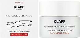 Triple Action Moisturising Day & Night Cream - Klapp Balance Triple Action Moisturizing Day + Night Cream — photo N2