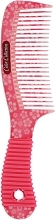 Comb with Rubberized Handle 499054, pink 2 - Inter-Vion — photo N1