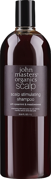 Stimulating Shampoo for Oily Hair - John Masters Organics Spearmint & Meadowsweet Scalp Stimulating Shampoo — photo N1